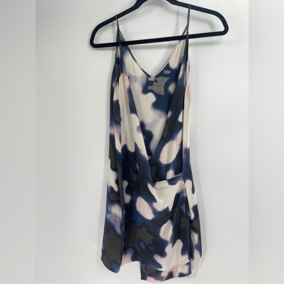 3.1 Phillip Lim Runaway boho abstract print silk backless mini dress size 6 - Picture 8 of 15